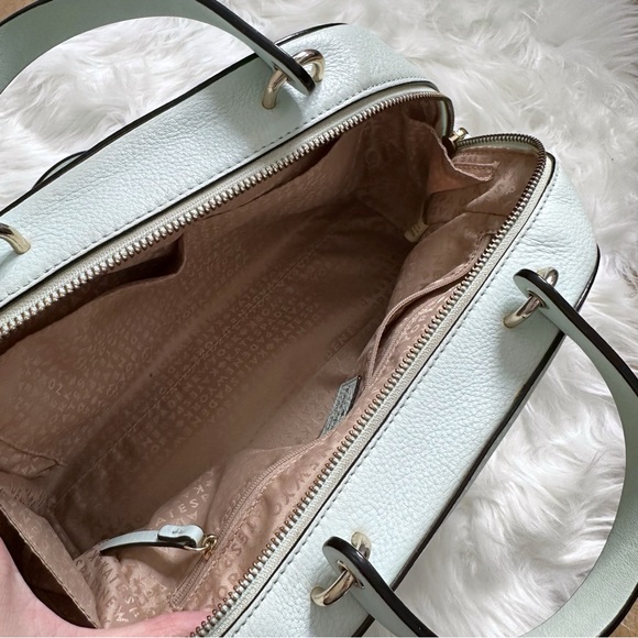 Kate Spade Bailey Atwood Place Bowling Bag Satchel in Island Waters Blue - Picture 7 of 14